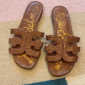 Sam Edelman Brown Slide Sandals